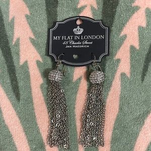 NWT MFIL Notthing Hill tassel French wire earring